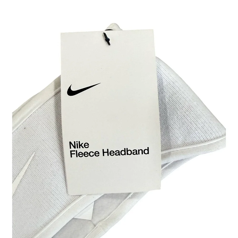 Nike Fleece Headband White